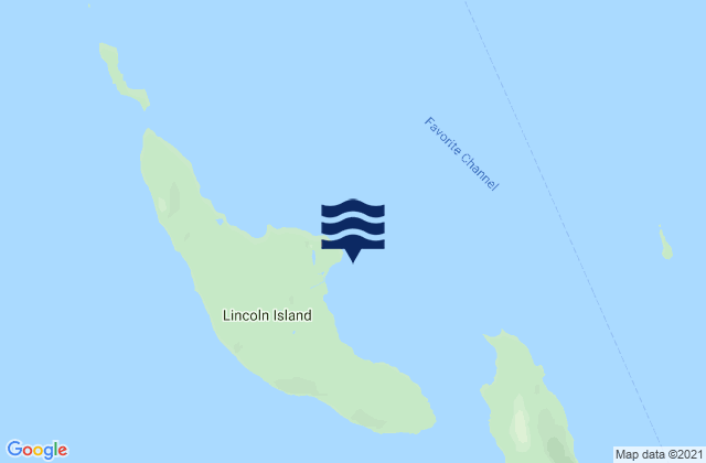 Lincoln Island, United States潮水