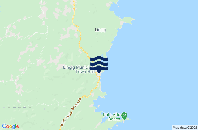 Lingig, Philippines潮水