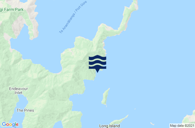 Little Waikawa Bay, New Zealand潮水