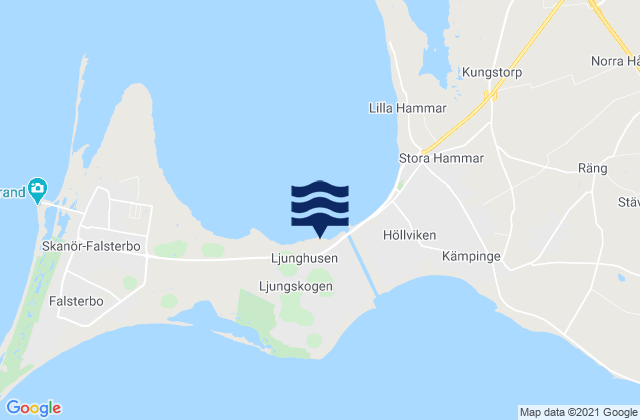 Ljunghusen, Sweden潮水