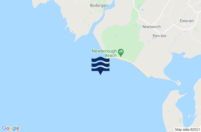 Llanddwyn Island, United Kingdom潮水