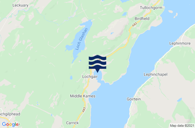 Loch Gair, United Kingdom潮水