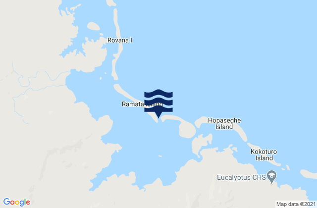 Lolomo Passage, Solomon Islands潮水
