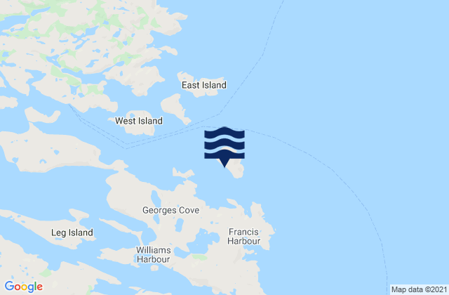 Long (Fox) Island, Canada潮水
