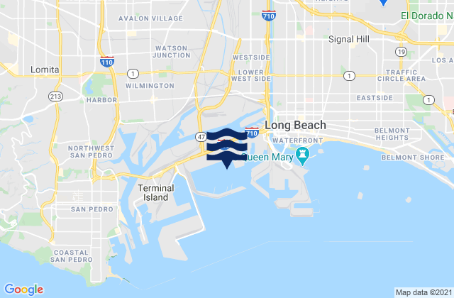 Long Beach (Terminal Island), United States潮水