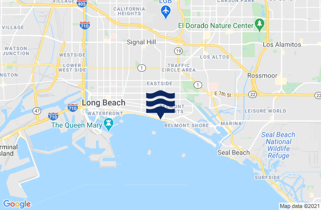 Long Beach City Beach, United States潮水