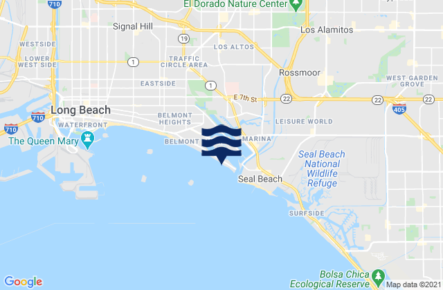 Long Beach Peninsula, United States潮水