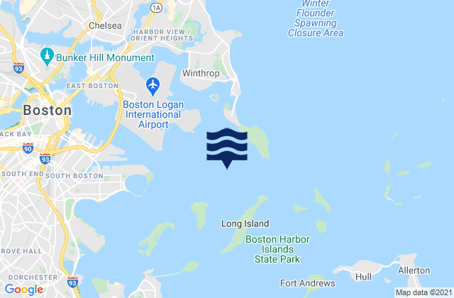 Long Island Head 0.9 n.mi. NW of, United States潮水