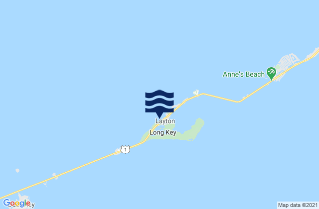 Long Key Lake (Long Key), United States潮水