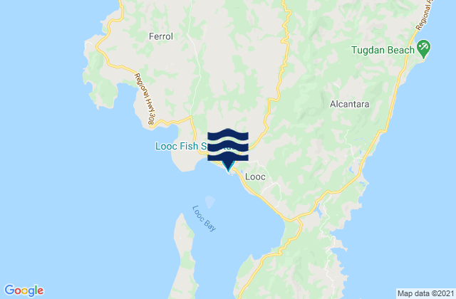 Looc (Tablas Island), Philippines潮水