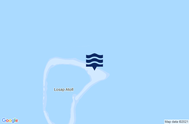 Losap Atoll, Micronesia潮水