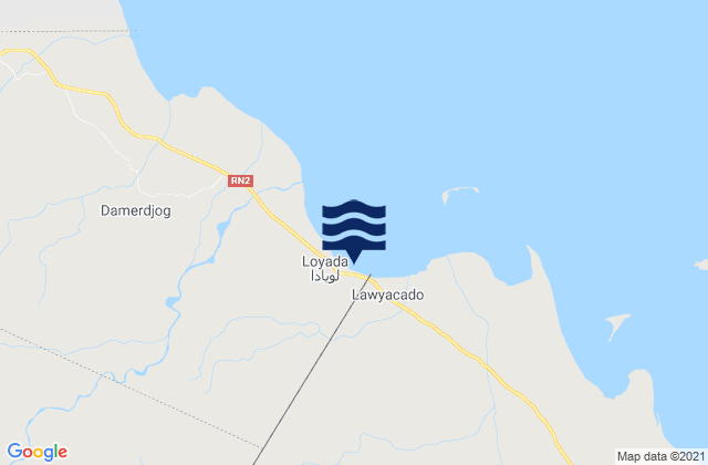 Loyada, Djibouti潮水