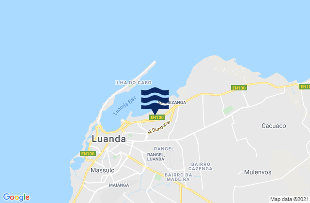 Luanda Municipality, Angola潮水
