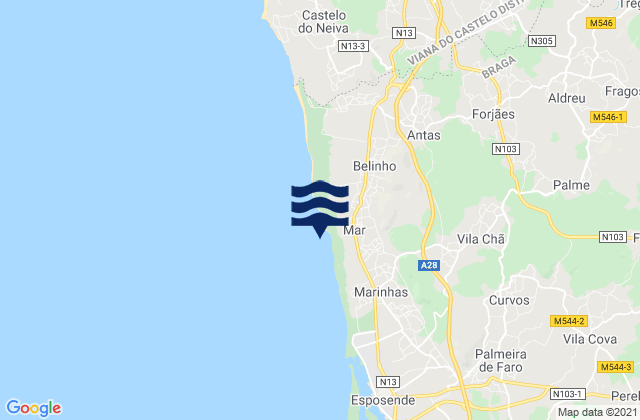 Lugar De Baixo, Portugal潮水