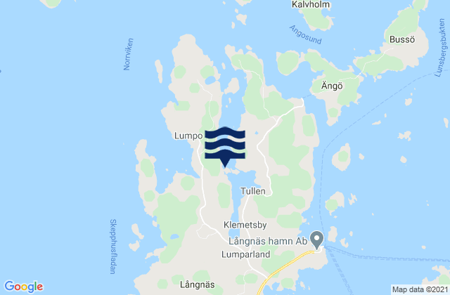 Lumparland, Aland Islands潮水
