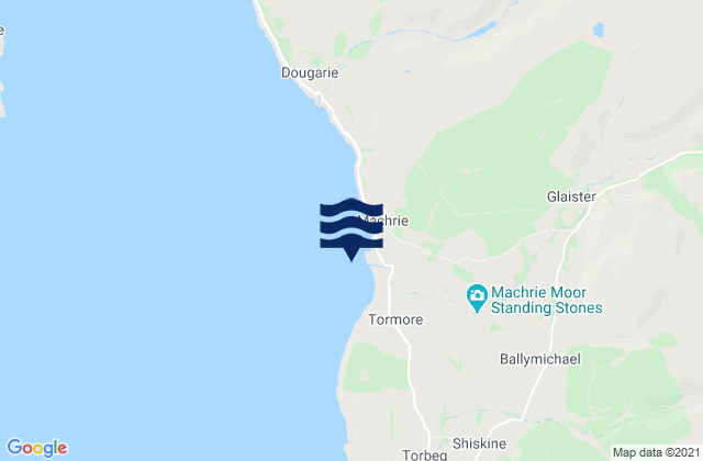 Machrie Bay, United Kingdom潮水