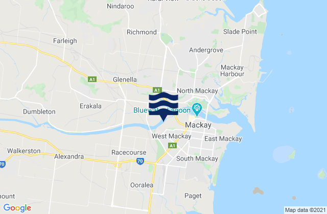 Mackay, Australia潮水