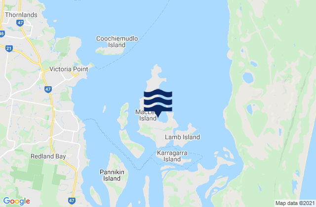 Macleay Island, Australia潮水