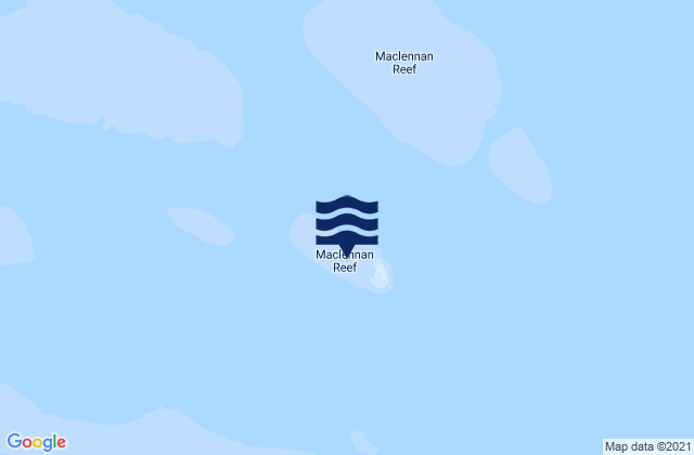 Maclennan Cay, Australia潮水