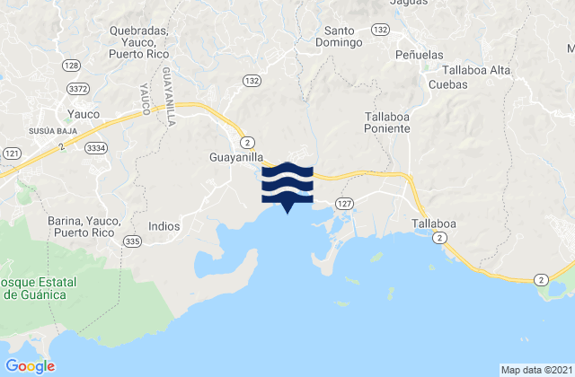 Magas Arriba, Puerto Rico潮水