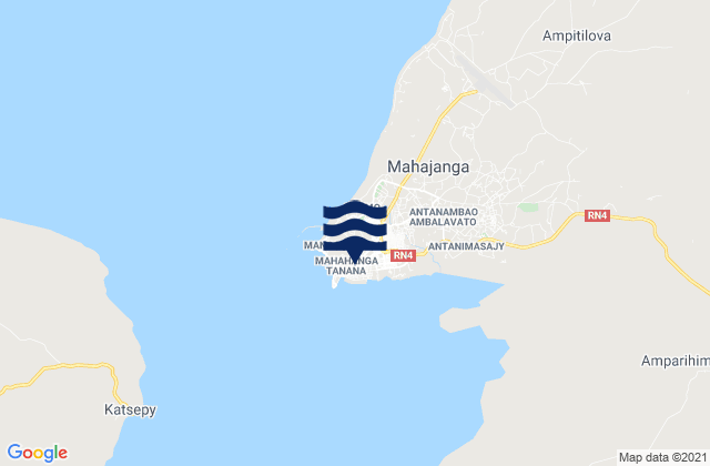 Mahajanga, Madagascar潮水