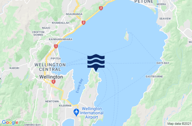 Mahanga Bay, New Zealand潮水