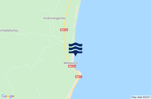 Mahanoro, Madagascar潮水