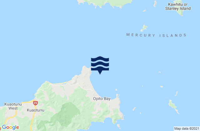 Mahinapua Bay, New Zealand潮水