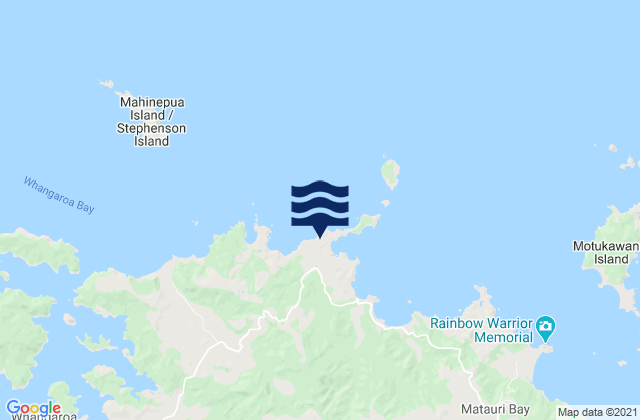 Mahinepua Bay, New Zealand潮水