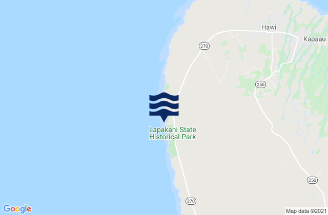 Mahukona Island, United States潮水