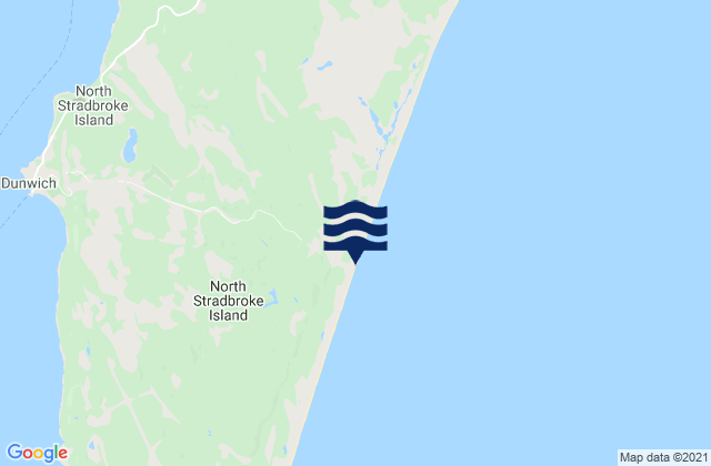 Main Beach - North Stradbroke Island, Australia潮水