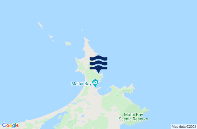 Maitai Bay, New Zealand潮水