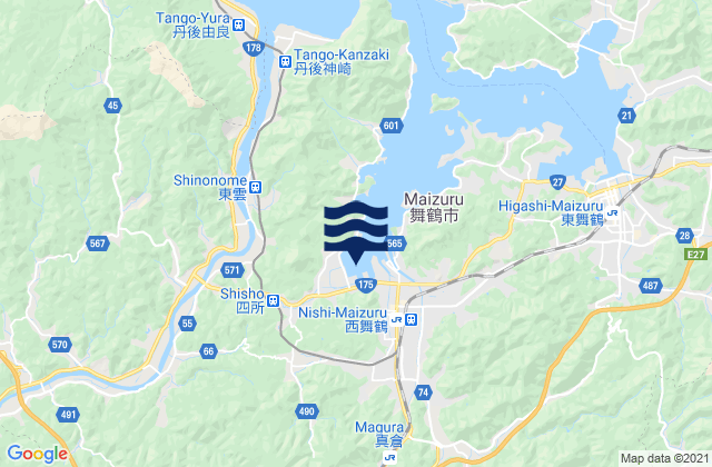 Maizuru (Nisi Ko), Japan潮水