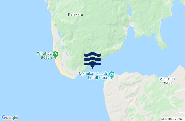 Makaka Bay, New Zealand潮水