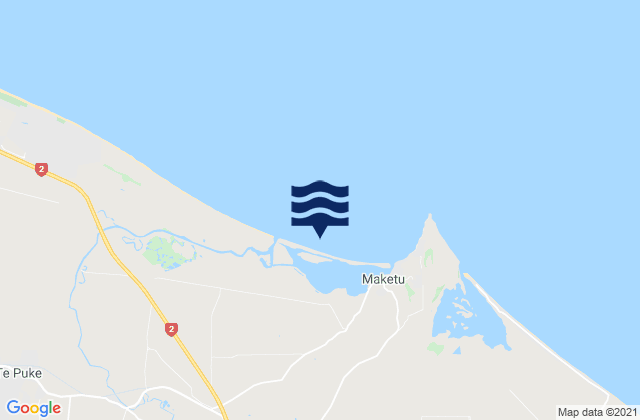 Maketu Estuary, New Zealand潮水