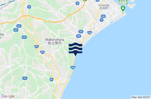 Makinohara Shi, Japan潮水