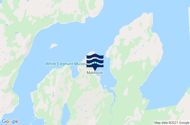 Makkovik, Canada潮水