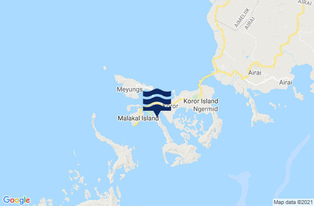 Malakal Harbor, Palau潮水