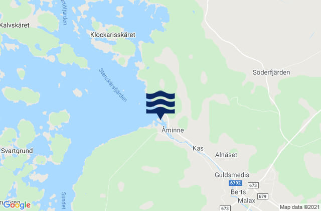 Malax, Finland潮水