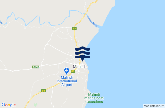 Malindi, Kenya潮水