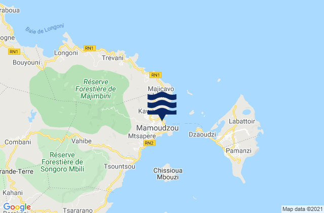 Mamoudzou, Mayotte潮水