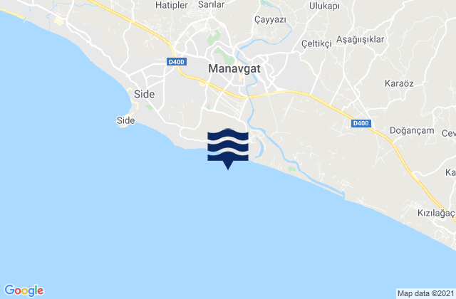 Manavgat, Turkey潮水