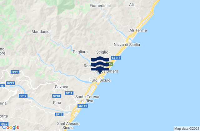Mandanici, Italy潮水