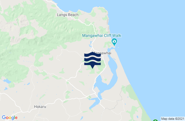 Mangawhai Estuary, New Zealand潮水