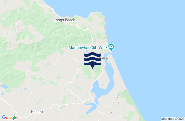 Mangawhai Harbour, New Zealand潮水