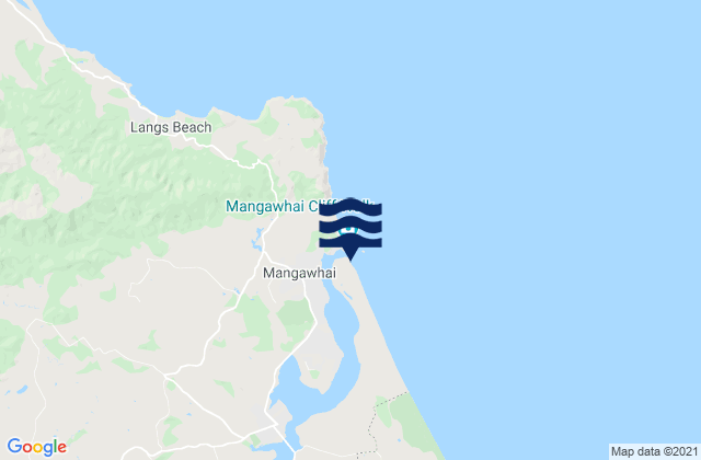 Mangawhai Heads, New Zealand潮水