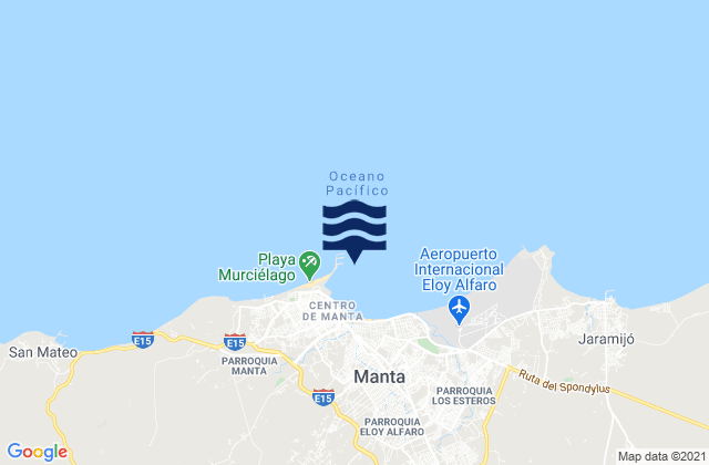 Manta, Ecuador潮水