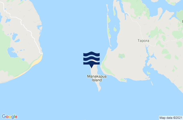 Manukapua Island, New Zealand潮水