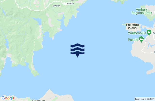 Manukau Harbour, New Zealand潮水