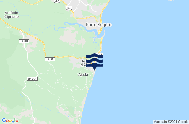 Mar Aberto, Brazil潮水